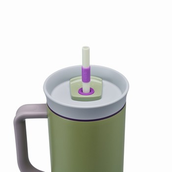 Owala 40oz Tumbler Water Bottles Green | GJXUTP025